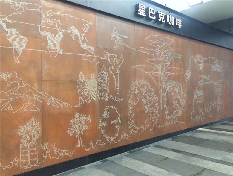 镇海耐候钢幕墙